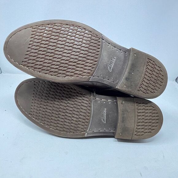 Clarks Brown Leather Suede Ankle - Picture 7 of 7